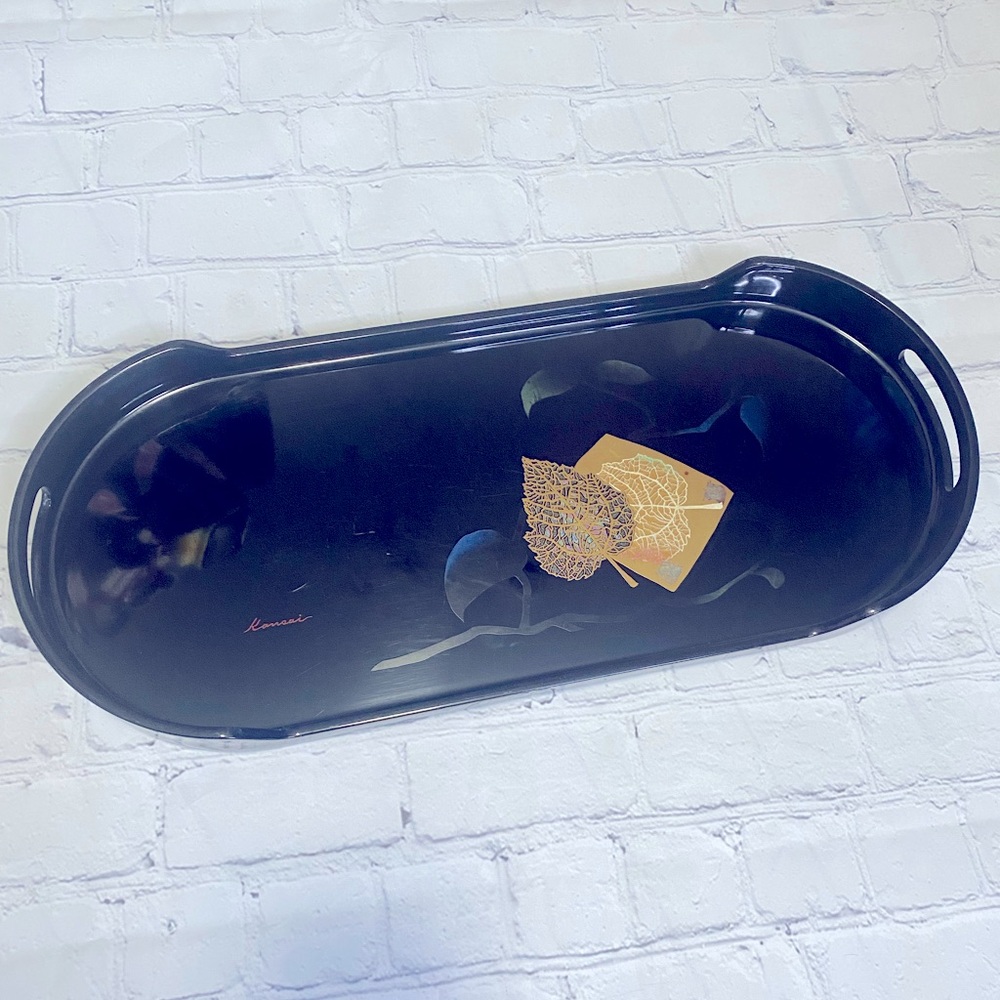 Yamamoto Kansai lacquer 1980s vintage tray